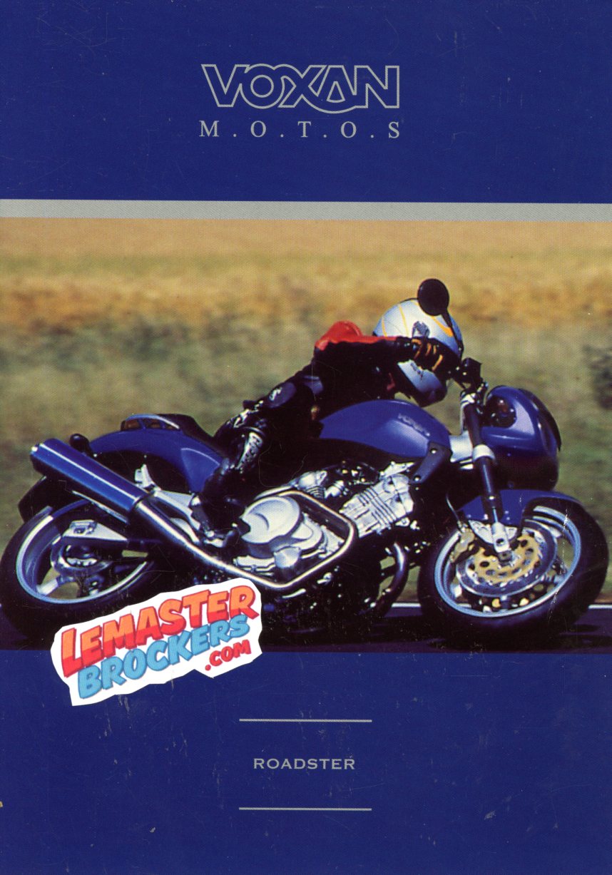 BROCHURE VOXAN CAFE RACER ROADSTER V1000