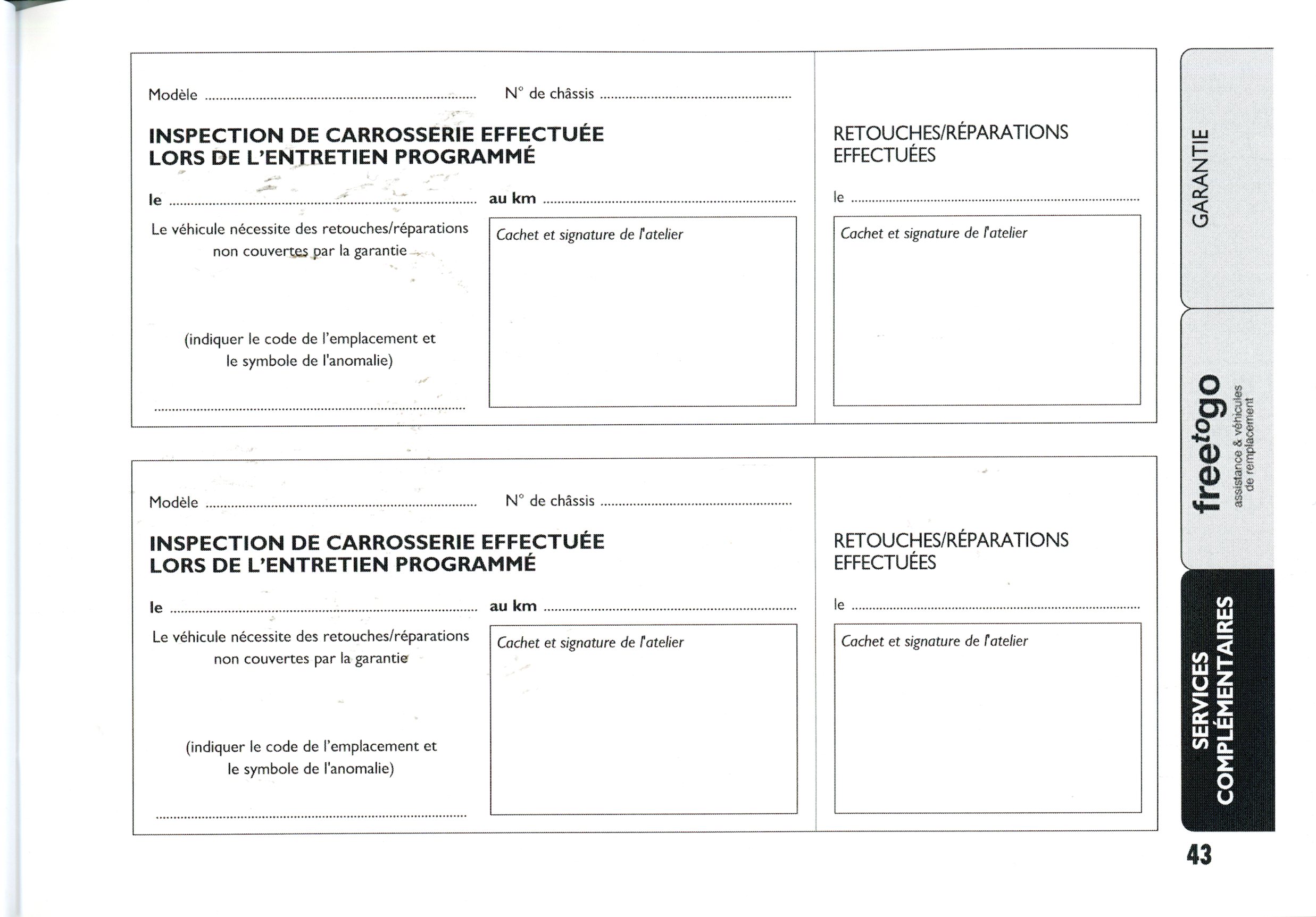 CARNET SERVICE ABARTH