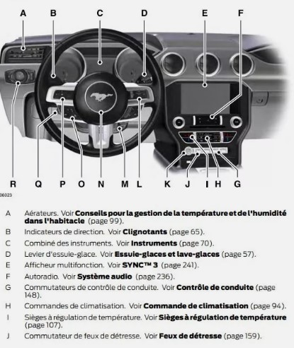 FORD MUSTANG CARNET DU PROPRIETAIRE