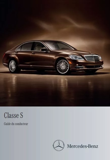 MANUEL DU PROPRIETAIRE MERCEDES S W221 2009-2013
