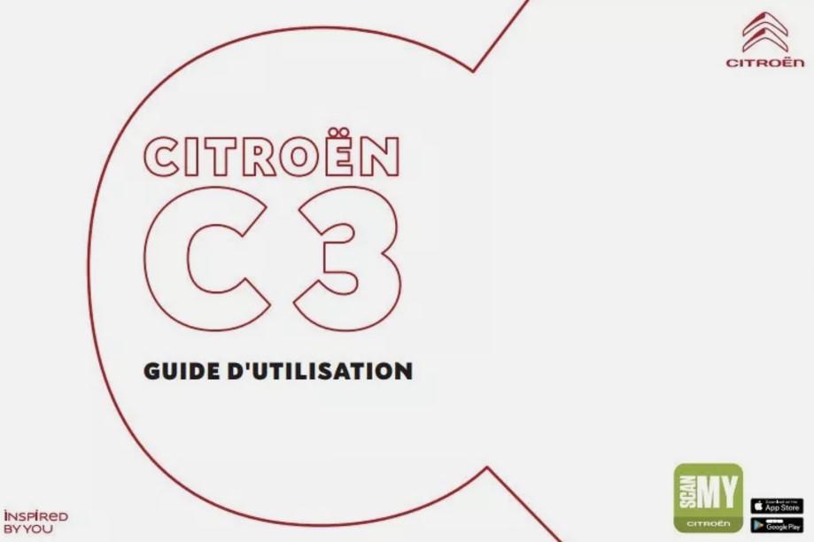 MANUEL DU PROPRIETAIRE CITROEN C3