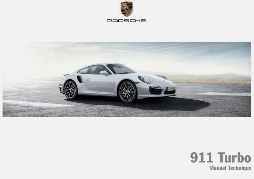MANUEL TECHNIQUE 911 TURBO