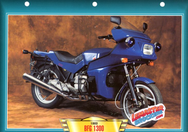 FICHE MOTO BFG 1300 ODYSSEE AVEC MOTEUR CITROEN GS
