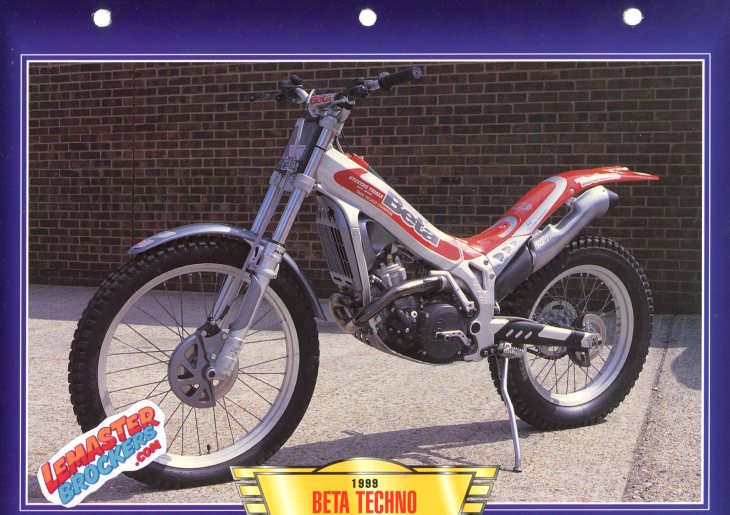 FICHE MOTO TRIAL BETA TECHNO 1999