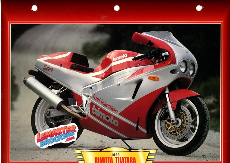 FICHE MOTO BIMOTA TUATARA 1990