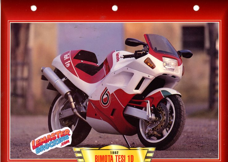 FICHE MOTO BIMOTA TESI 1D 1992