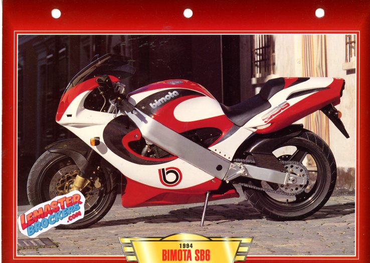 FICHE MOTO BIMOTA SB6 1994