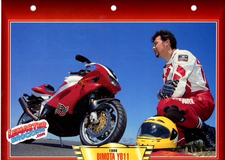 FICHE MOTO BIMOTA YB11 1996