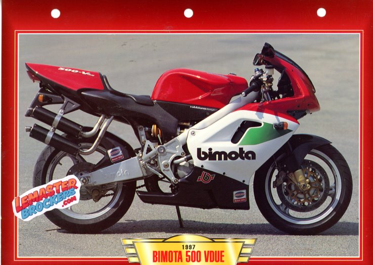FICHE MOTO BIMOTA 500 VDUE 1997