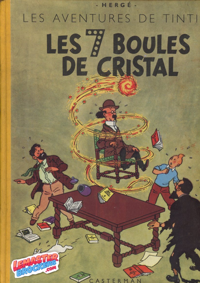 TINTIN LES 7 BOULES DE CRISTAL 1948 EDITION B2