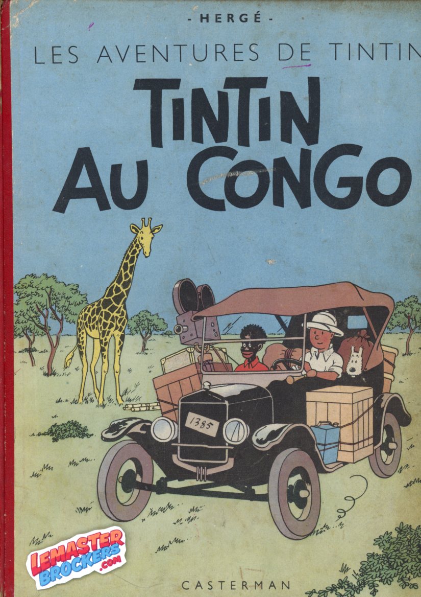 BD ALBUM TINTIN AU CONGO 1950 EDITION B3