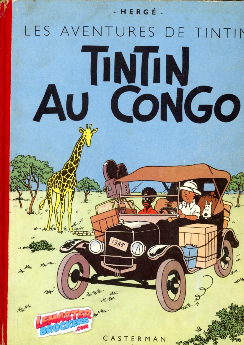 BD ALBUM TINTIN AU CONGO 1950 EDITION B4
