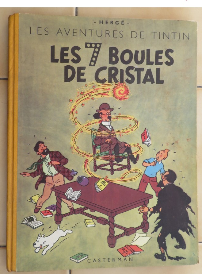 TINTIN LES 7 BOULES DE CRISTAL 1948 EDITION B2