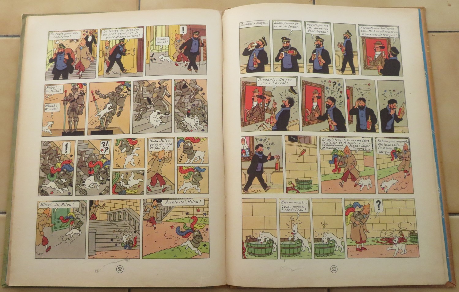 TINTIN LES 7 BOULES DE CRISTAL 1948 EDITION B2
