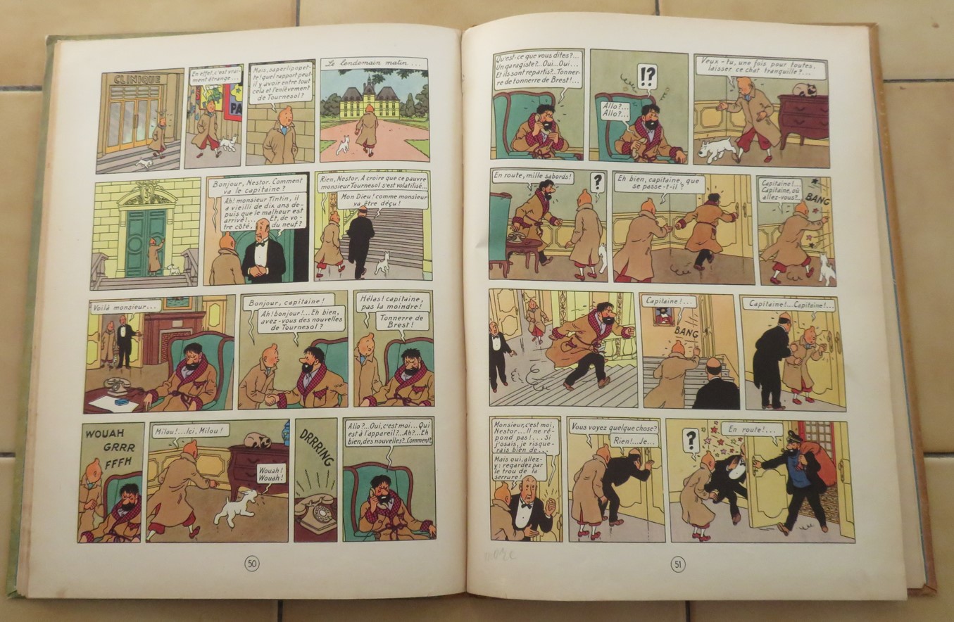 TINTIN LES 7 BOULES DE CRISTAL 1948 EDITION B2