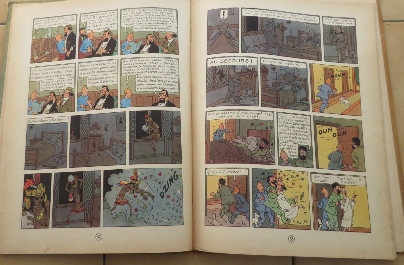 TINTIN LES 7 BOULES DE CRISTAL 1948 EDITION B2