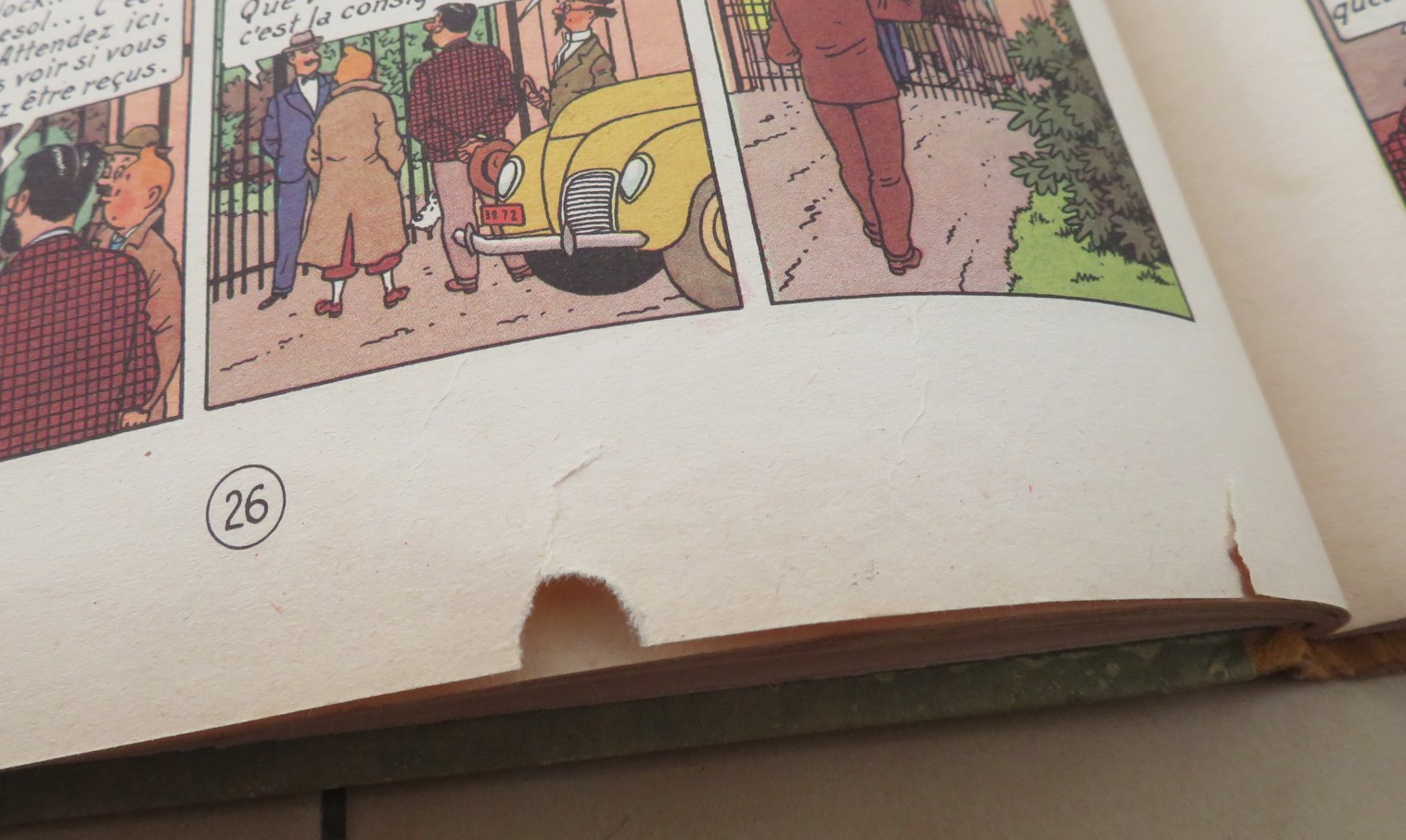 TINTIN LES 7 BOULES DE CRISTAL 1948 EDITION B2