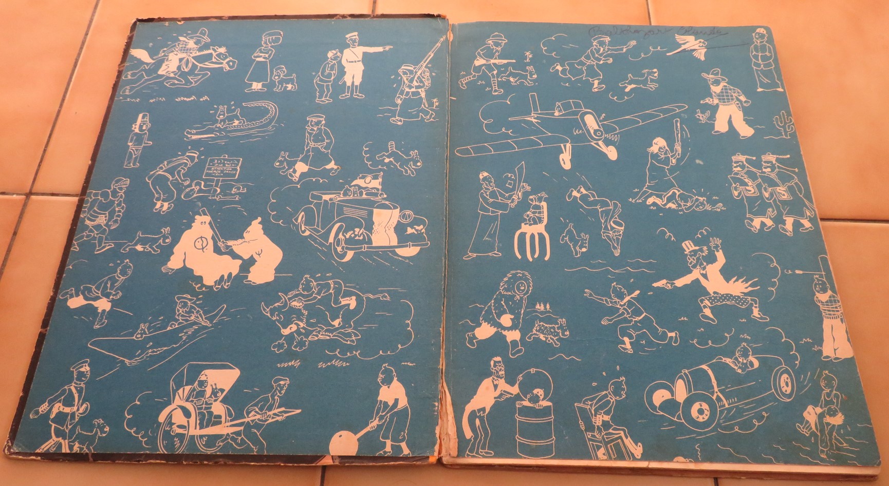 TINTIN LE TEMPLE DU SOLEIL EDITION B3 DE 1949