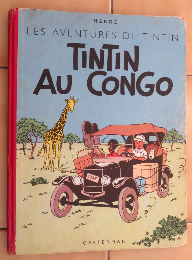 BD ALBUM TINTIN AU CONGO 1950 EDITION B4
