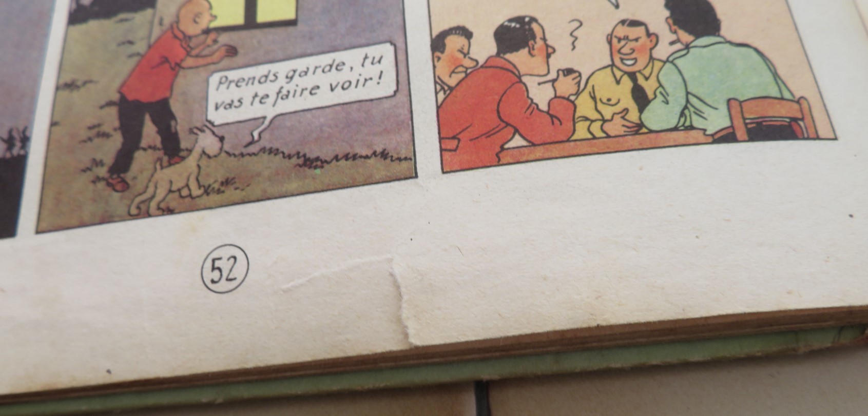 BD ALBUM TINTIN AU CONGO 1950 EDITION B4