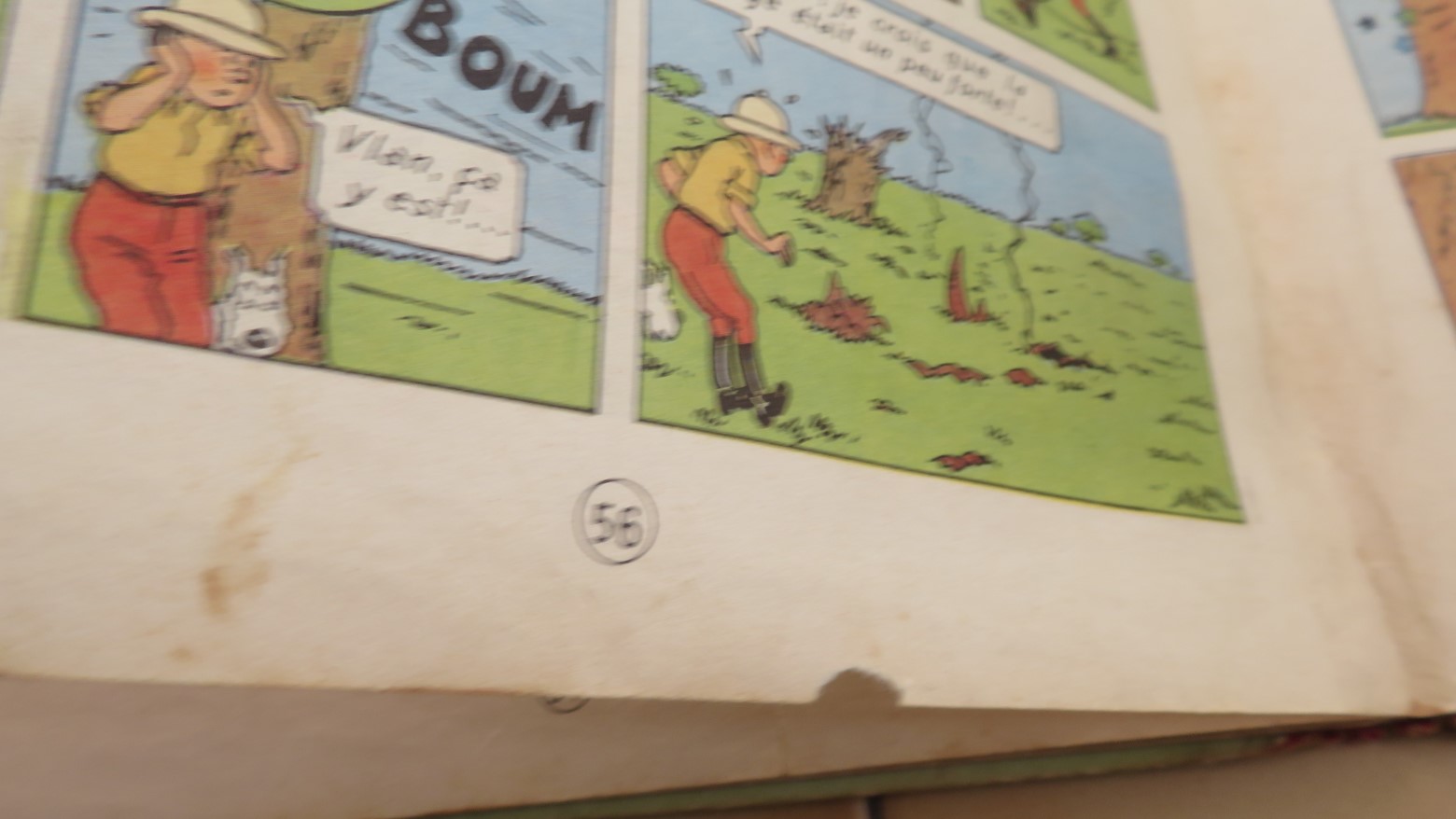 BD ALBUM TINTIN AU CONGO 1950 EDITION B4