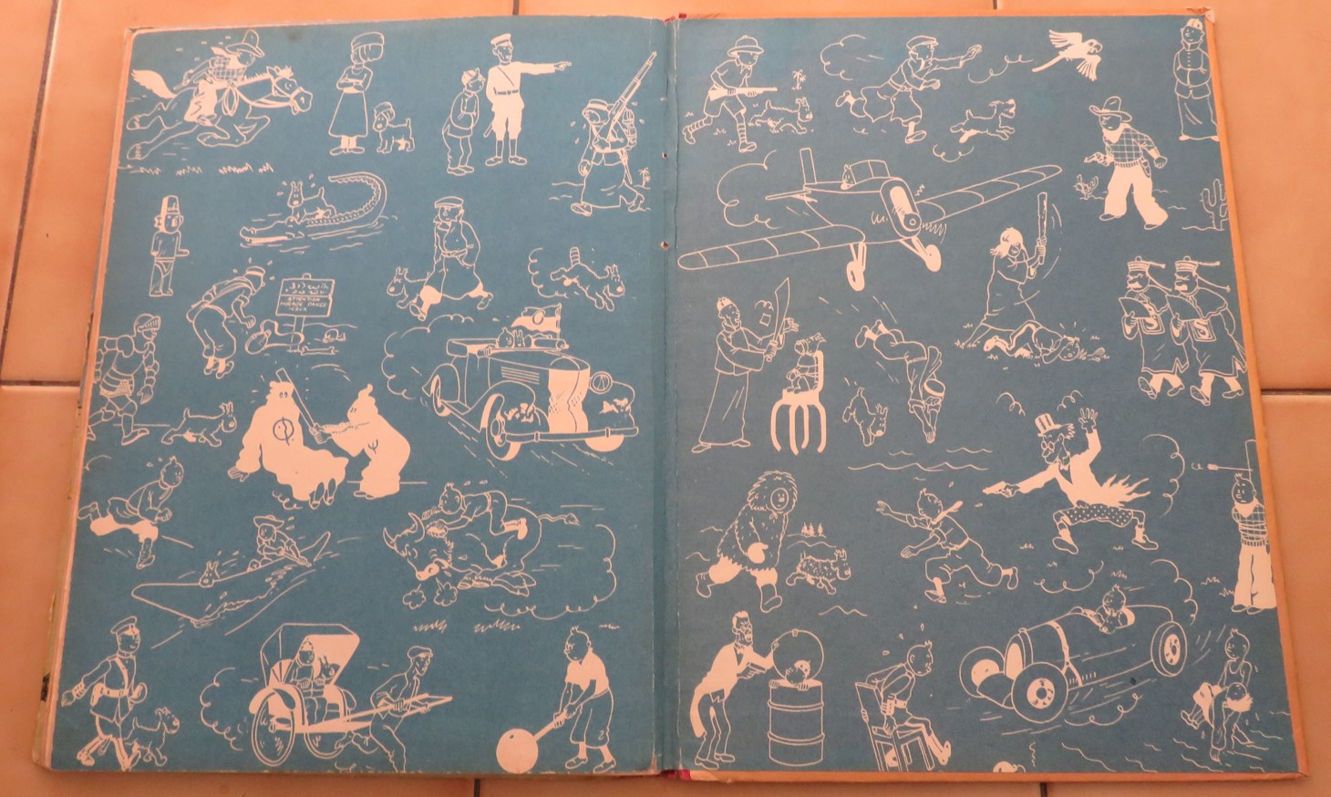 BD ALBUM TINTIN AU CONGO 1950 EDITION B4