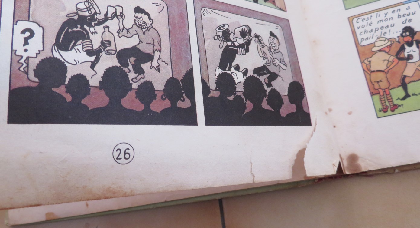 BD ALBUM TINTIN AU CONGO 1950 EDITION B4