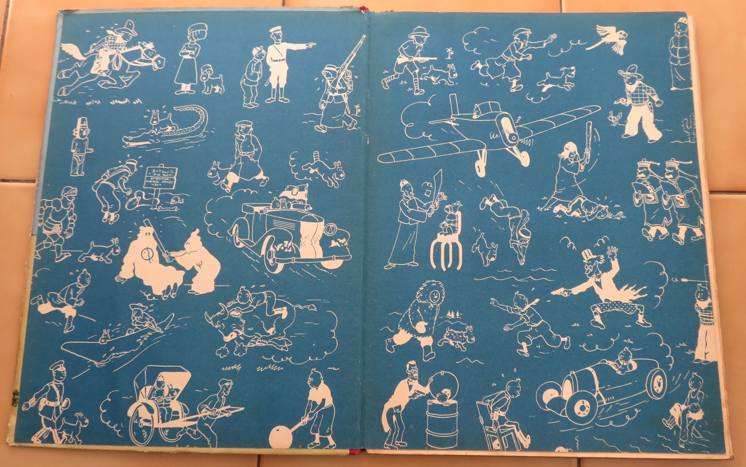 BD ALBUM TINTIN AU CONGO 1949 EDITION B3