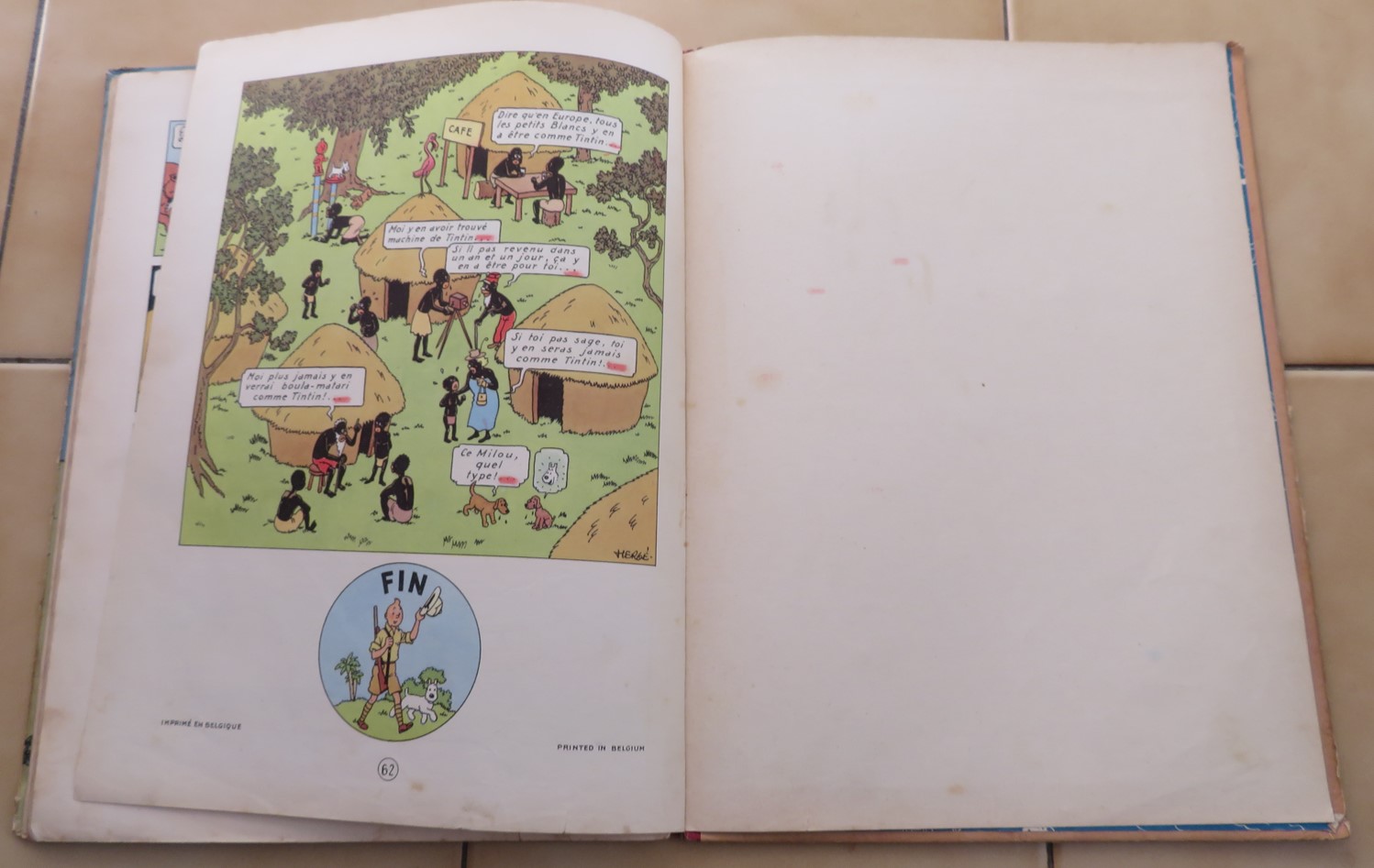 TINTIN AU CONGO 1949 EDITION B3