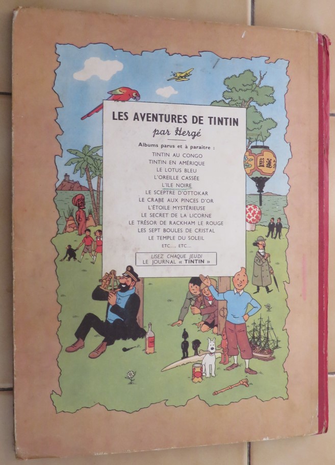 TINTIN AU CONGO 1949 EDITION B3