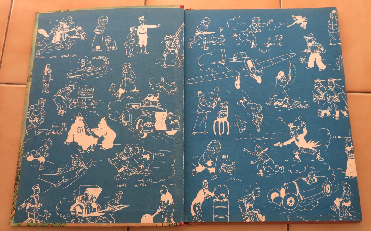 BD COLLECTION TINTIN LE TRESORS DE RACKAM LE ROUGE DE 1947