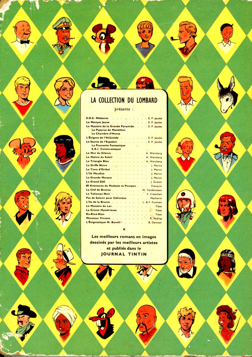 BD BLAKE ET MORTIMER LA MARQUE JAUNE DE 1959