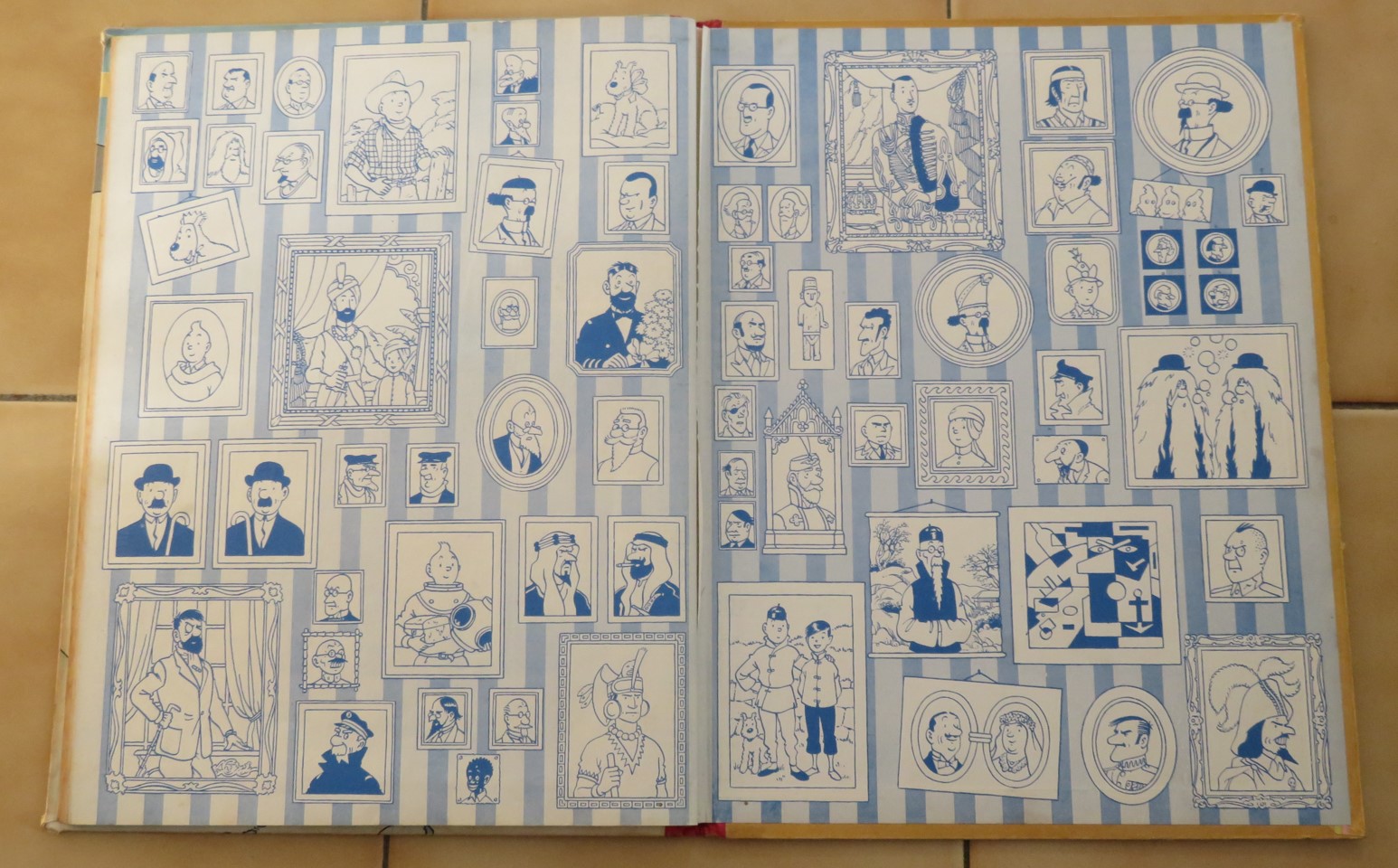 BD TINTIN AU TIBET DE 1961 AVEC UN DOS B30