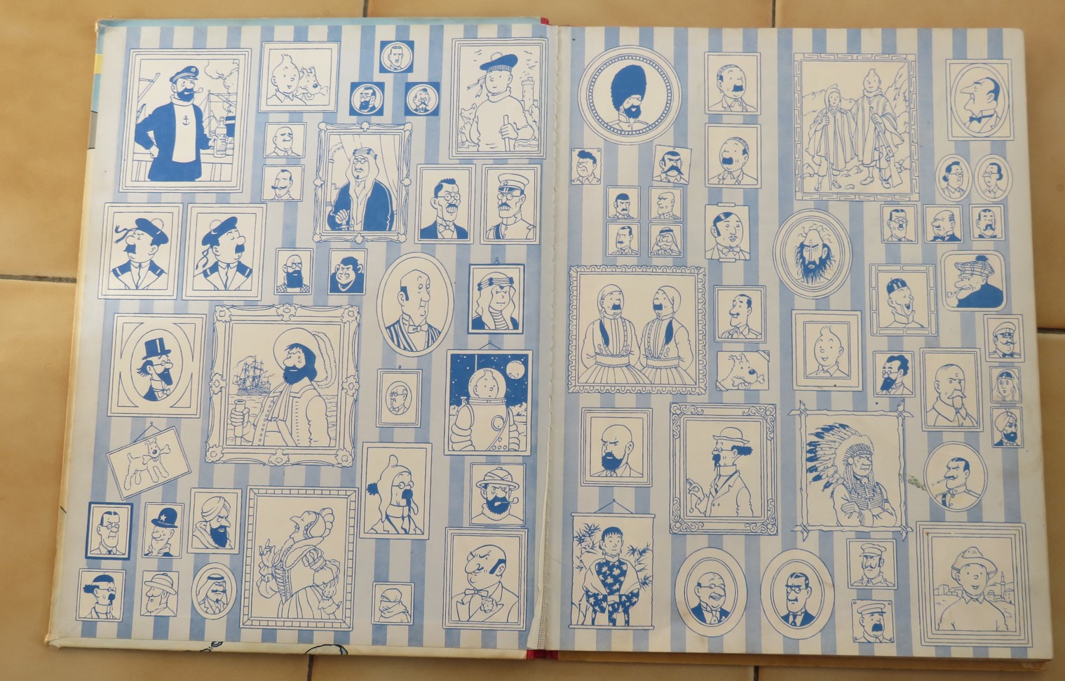 BD TINTIN AU TIBET DE 1961 AVEC UN DOS B30