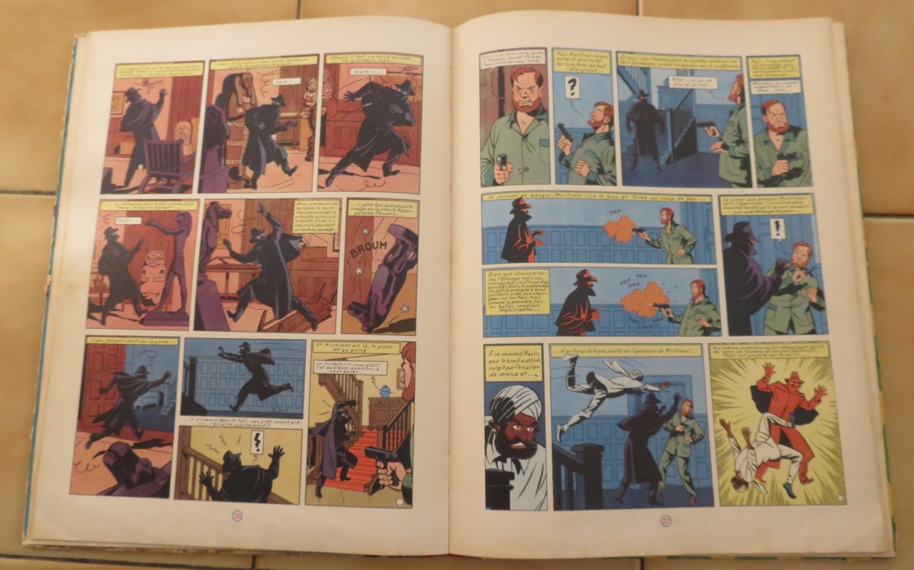 BD BLAKE ET MORTIMER LA MARQUE JAUNE DE 1959