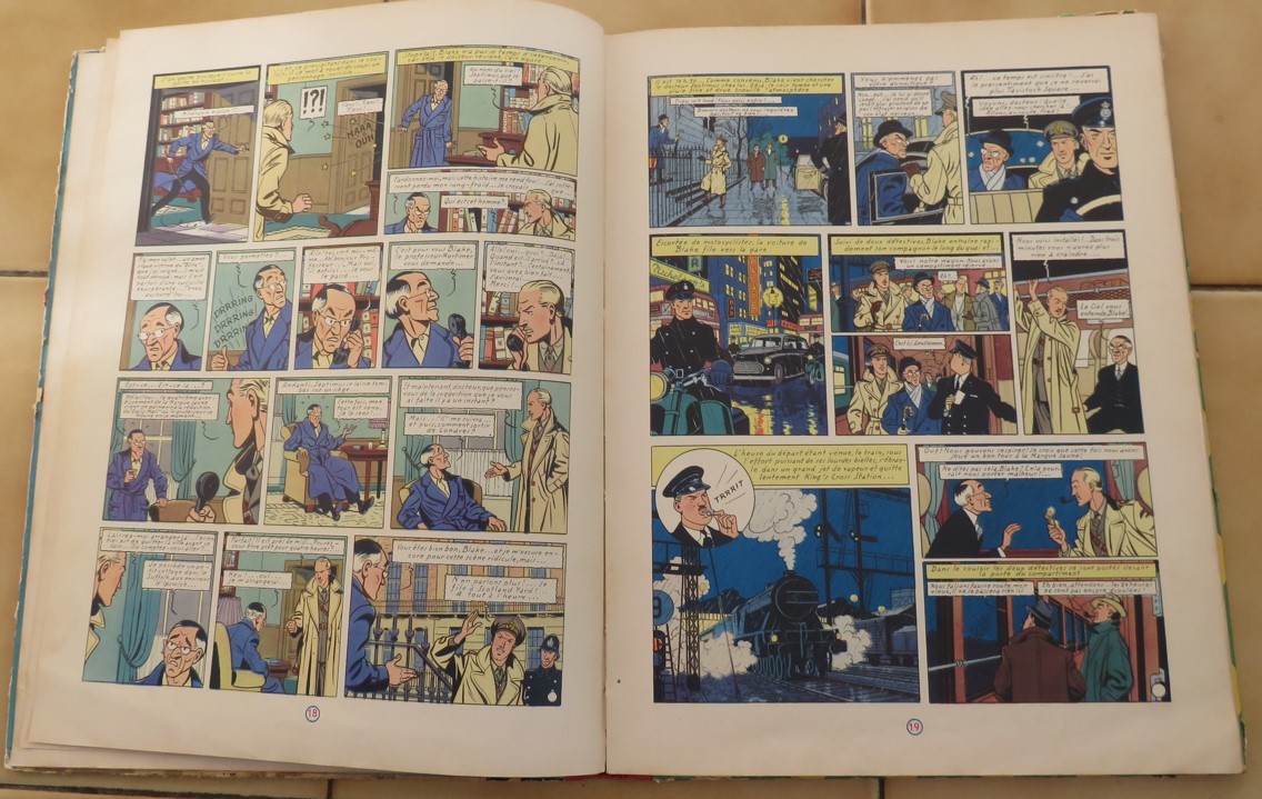 BD BLAKE ET MORTIMER LA MARQUE JAUNE DE 1959