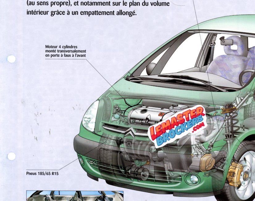 FICHE  CITROEN XSARA PICASSO 1999
