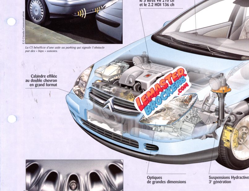 FICHE CITROEN C5 2001