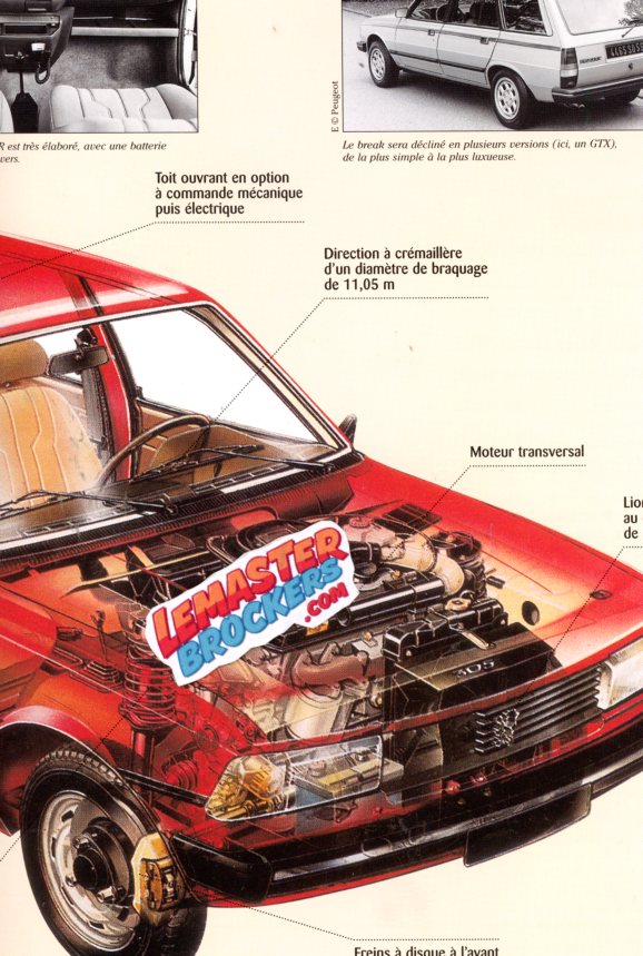 FICHE PEUGEOT 305 - 1978
