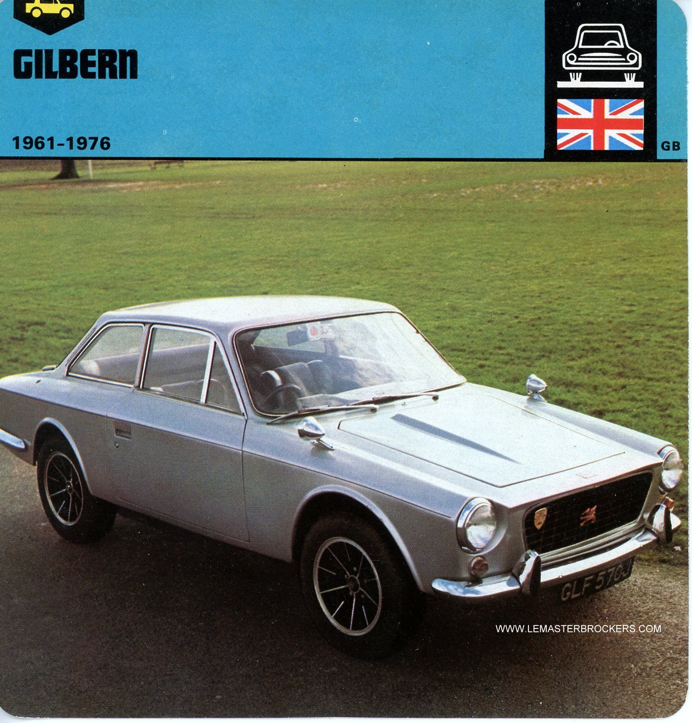 FICHE AUTO GILBERN 1961-1976