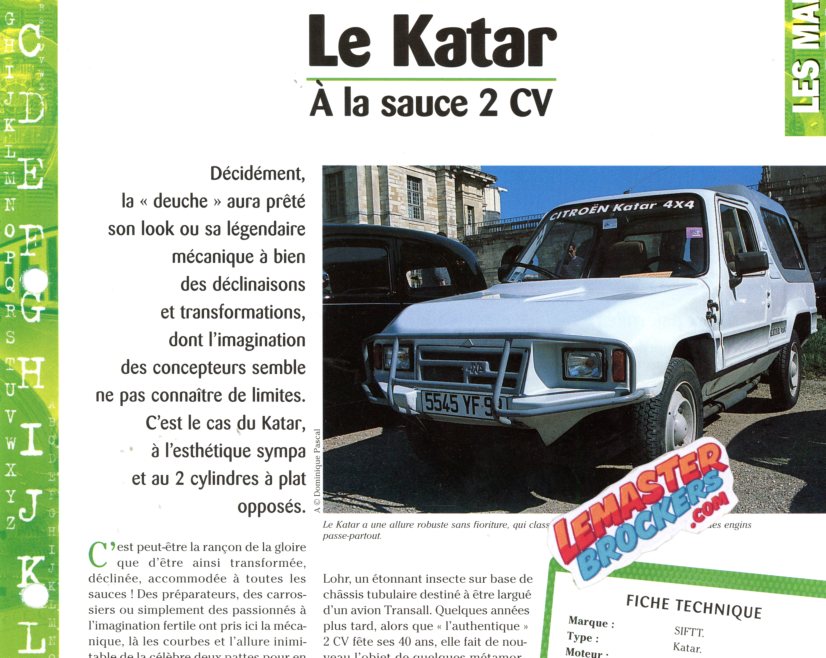 FICHE AUTO SIFTT KATAR 1987