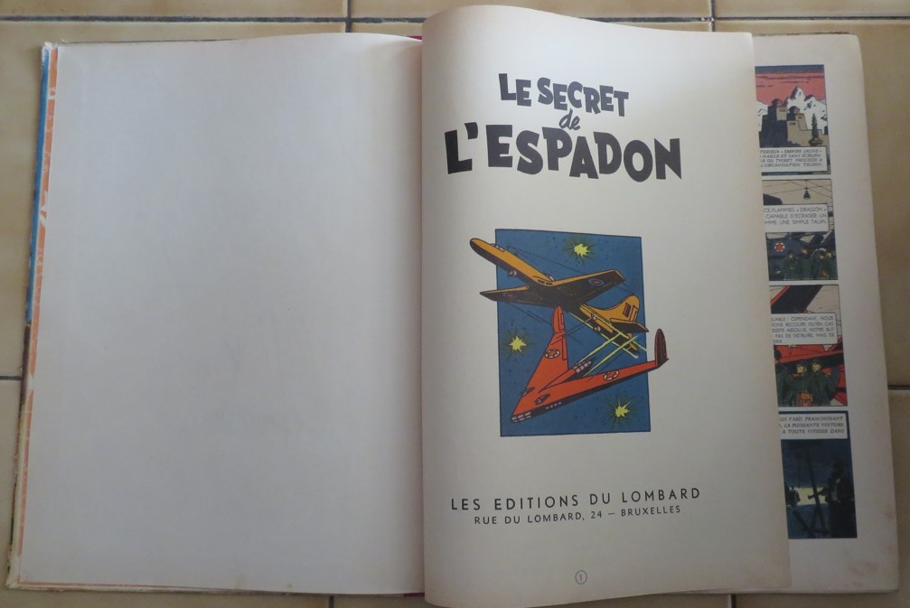 LE SECRENT DE LESPADON TOME 1 - ÉDITION ORIGINALE 1950