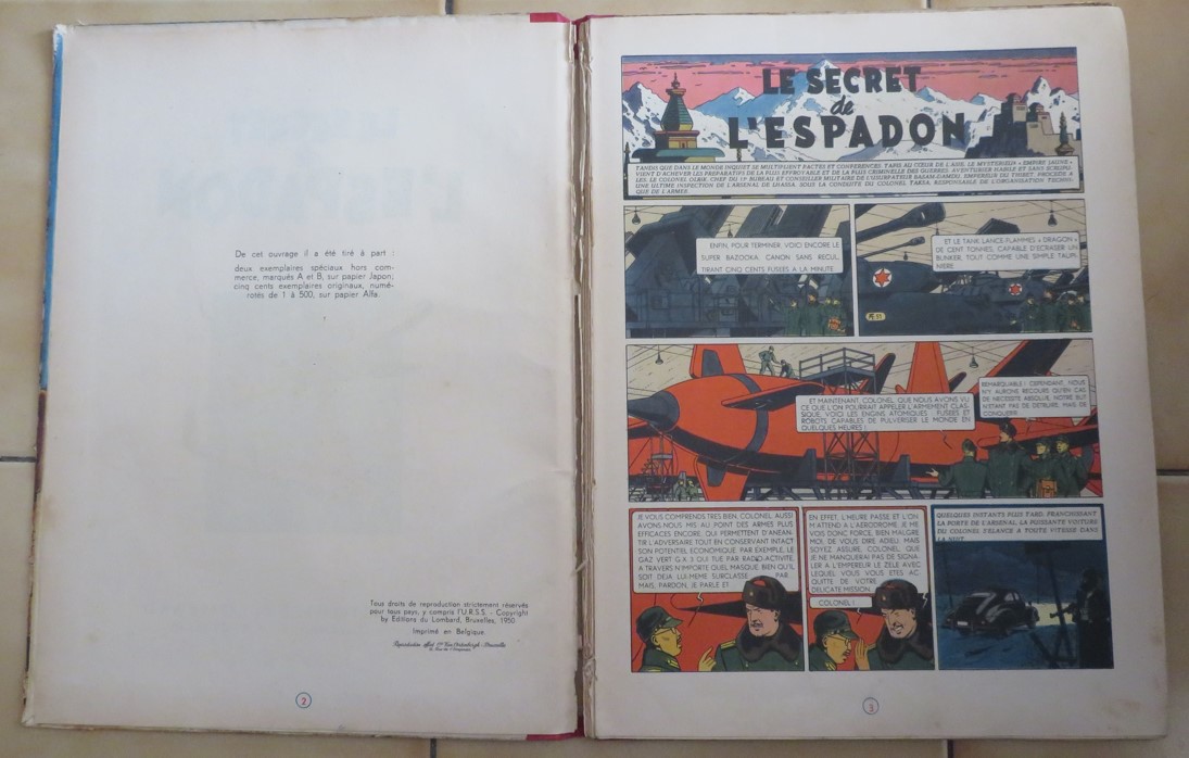 LE SECRENT DE LESPADON TOME 1 - ÉDITION ORIGINALE 1950