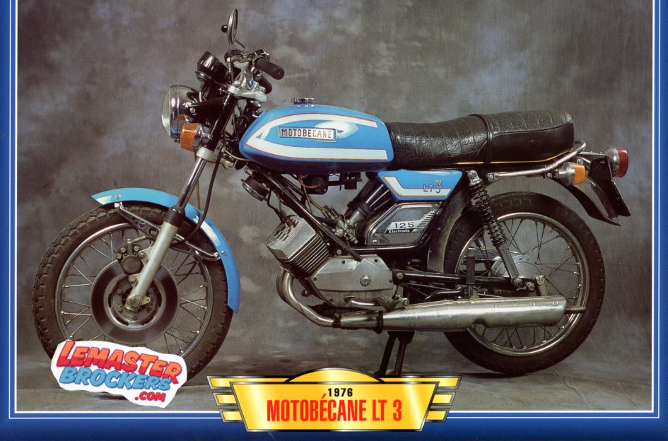 FICHE MOTO MOTOBECANE LT 3 1976