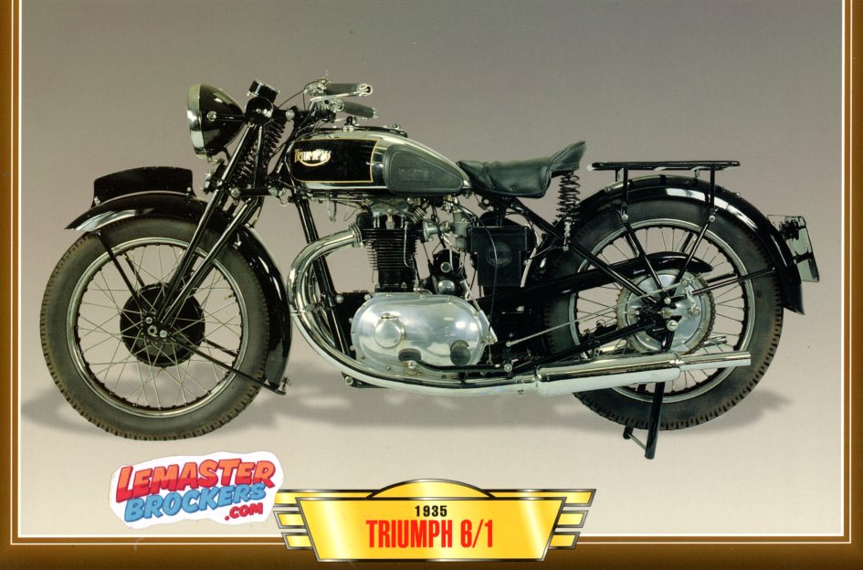 FICHE MOTO TRIUMPH 6/1 1935