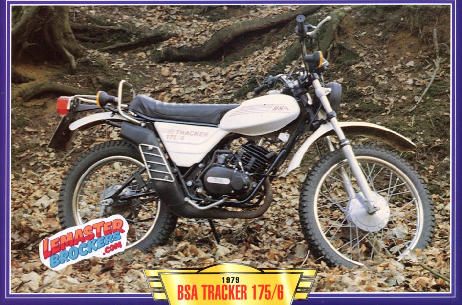 FICHE MOTO BSA TRACKER 175 1979