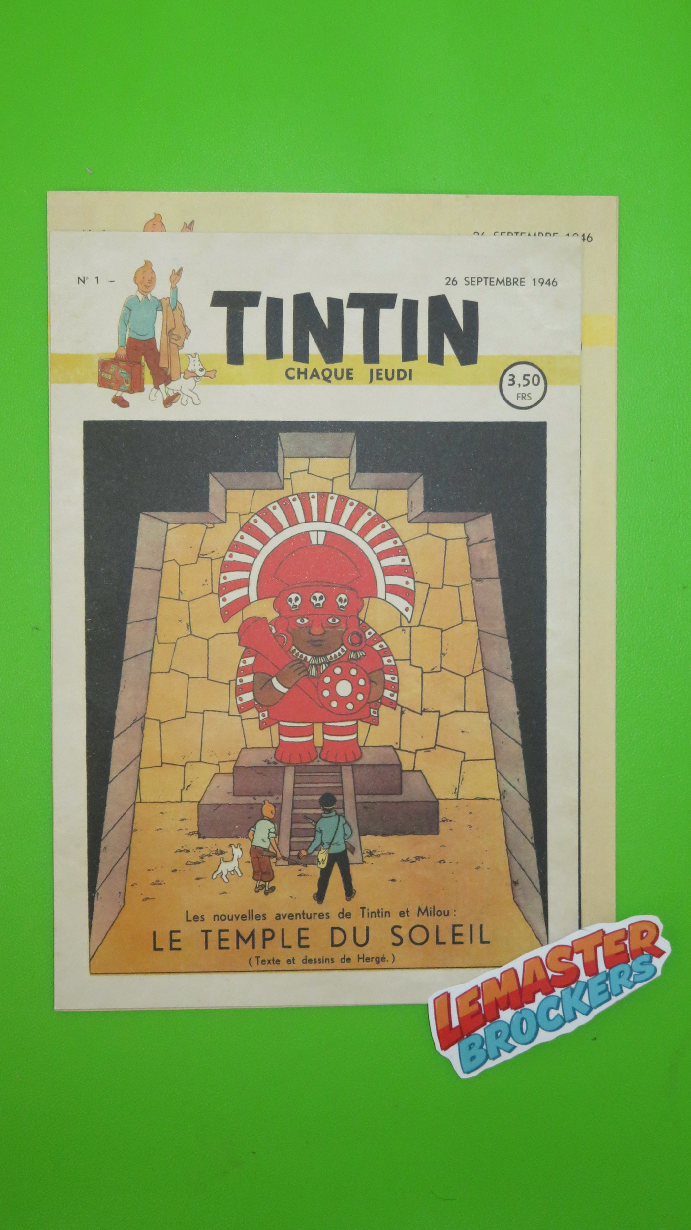 LOT JOURNAUX TINTIN N°1