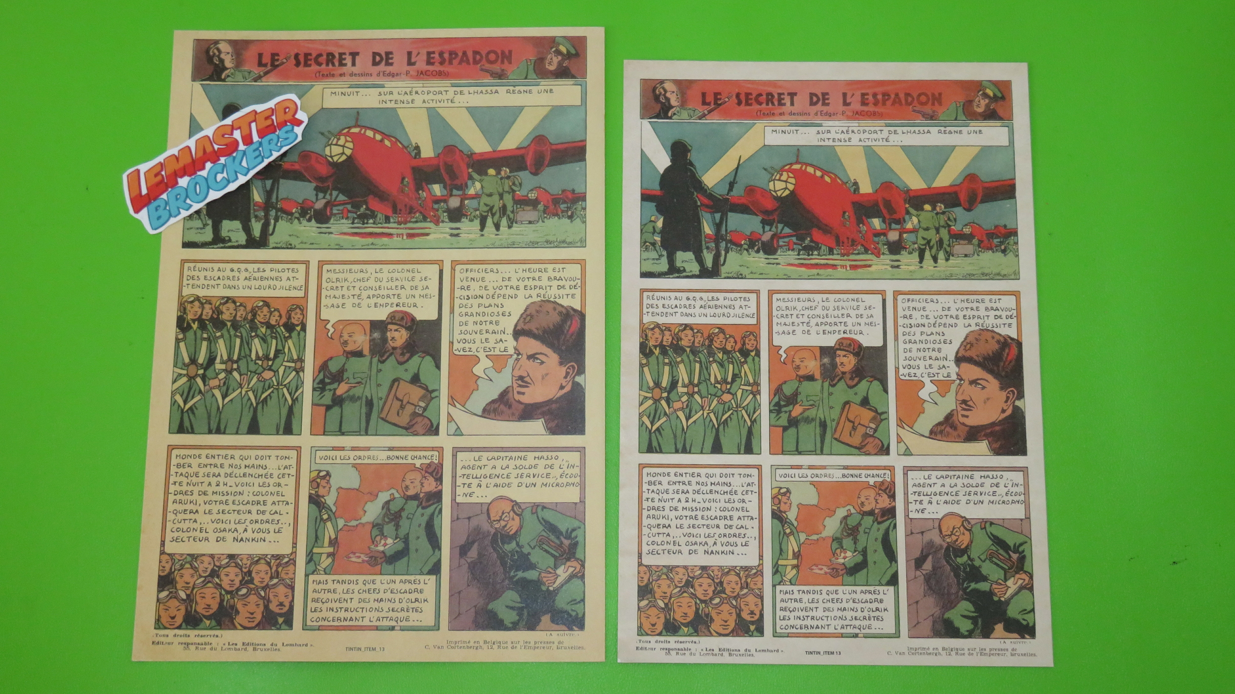 LOT REEDITION TINTIN N°1 - 1946