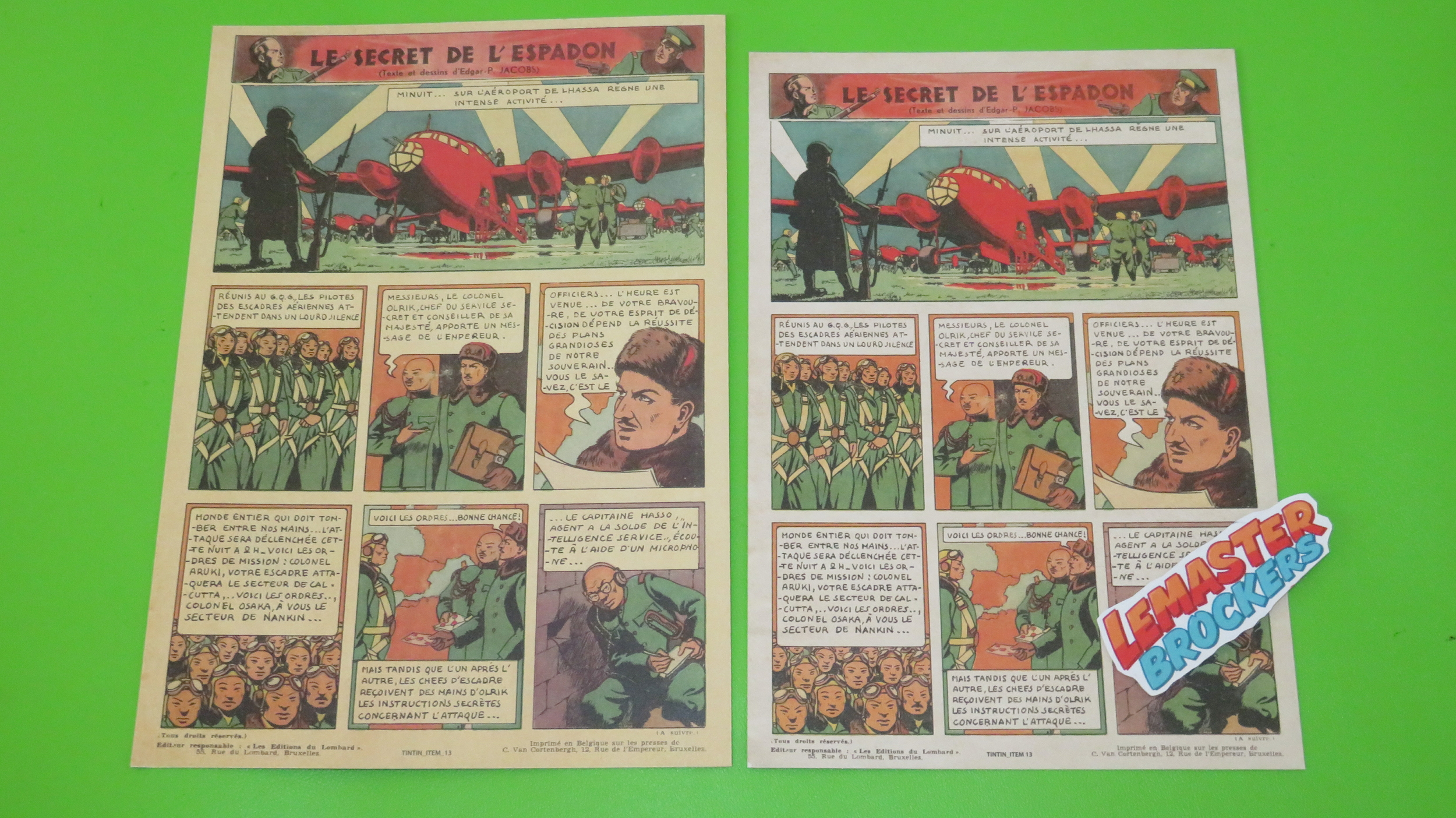 LOT REEDITION TINTIN N°1 - 1946