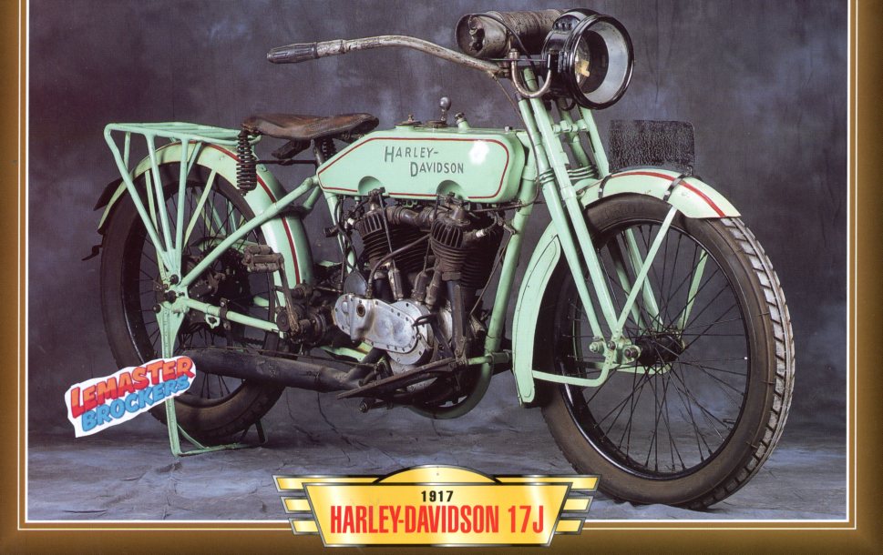 FICHE MOTO HARLEY-DAVIDSON 17J 1917